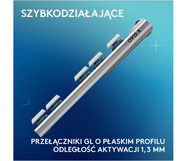 LOGITECH G915 X TKL Lightspeed Tactile biały 920-012737 - 1276180 - zdjęcie 3